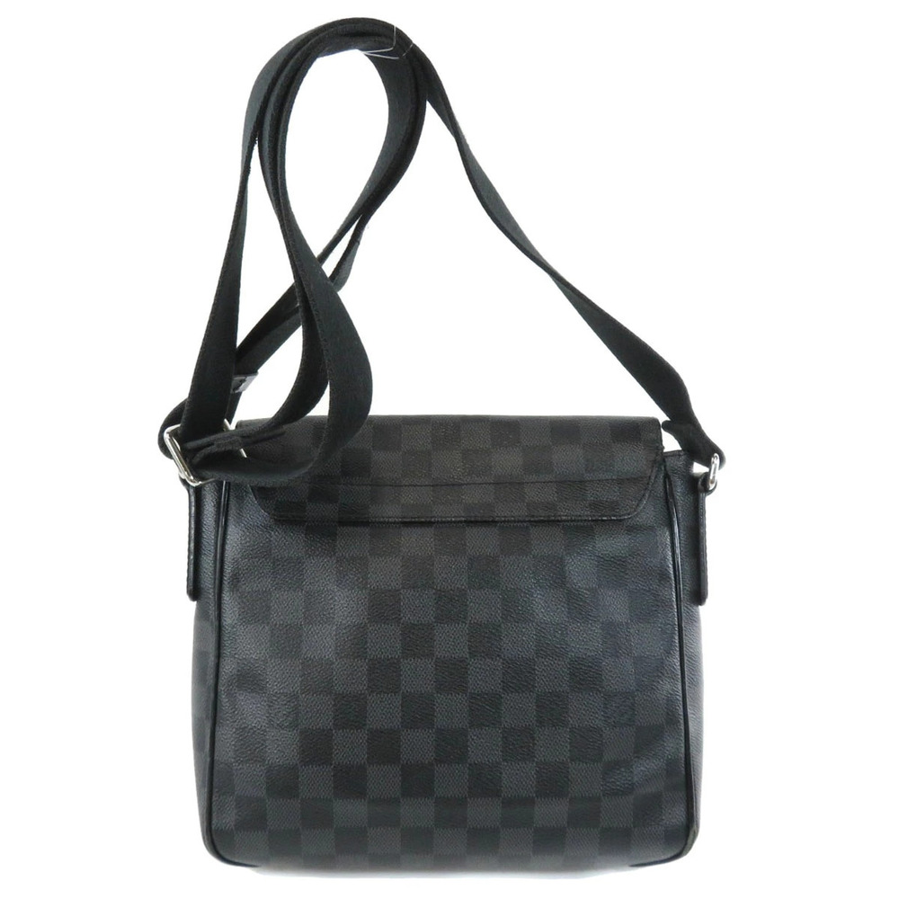 Louis Vuitton District Damier Graphite Bag Canvas Shoulder Black
